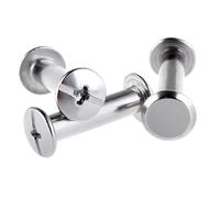 SYDARSYN Vis Chicago M4x40mm Vis de Reliure Rivets en Acier Inoxydable, Vis à Tête Cruciforme pour Cuir, Ceinture, Décoration, Reliure, Livre (5 Pièces)