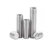 SYDARSYN Vis Sans Tête Fendue en Acier Inox, Vis à Métaux, Vis de Blocage M8x50mm (6 pcs)