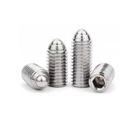 SYDARSYN Vis Sans Tête Vis à Tête Sphérique en Acier Inox, Vis à Métaux, Vis Pointeau, Vis à Six Pans Creux M4x5mm (10 pcs)