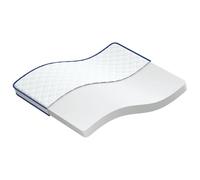 SYDE Matelas viscoélastique blanc 140 x 190 x 17 cm | Housse en polyester respirante, double face, soulagement de la pression, fermeté moyenne