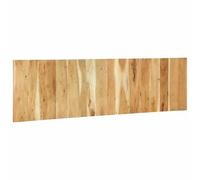 SYDE Tête de lit 180 cm en bois massif acacia | Montage mural, support arrière, style industriel, économie d'espace, petite chambre