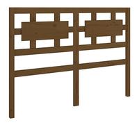 SYDE Tête de lit en bois massif pin 205,5 x 4 x 100 cm | Rustique naturel, support dos, design moderne, uniquement compatible avec des sommiers spécifiques