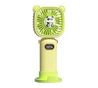 SYDUZAX Mini Ventilateur Portable avec Brumisateur Hydratant et Moteur Haute Vitesse - Ventilo à Main Rechargeable USB 5 Vitesses pour Randonnée Camping et Voyage