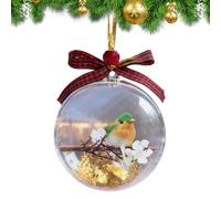 Syengery Boules de Noël | Souvenir en Forme D'Oiseau De 9 Cm | Décorations d'oiseaux,pour Arbre de Noël, Halloween, Maison, Fête, Anniversaire, Fêtes, Mariage, Thanksgiving, Ferme, Festif