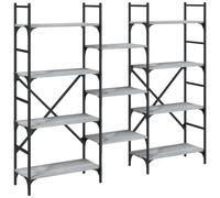 SYFAX™ Bibliothèque sonoma gris 160x28,5x136,5 cm bois d'ingénierie