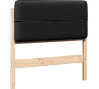 SYFAX™ Tête de lit rembourrée avec tête de lit marron et noir 90 cm