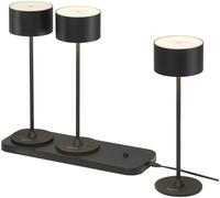Sygonix 3er Set SY-6627262 Lampe à LED de table LED 5.5 W noir