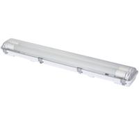 Sygonix, Luminaire pour locaux humides, LED-Feuchtraum-Wannenleuchte T8 18 W Neutralweiss Grau (2430 lm)