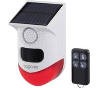 Sygonix Mini-système d'alarme blanc, rouge avec LED, avec détecteur de