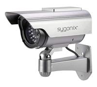 Sygonix Caméra factice SY-3420674 avec module solaire et LED clignotante