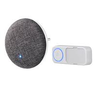 Sygonix Sonnette sans fil SY-4671640 – Set complet avec porte-nom, musique personnalisée