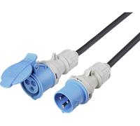 Sygonix SY-5244052 alimentation Rallonge 16 A noir 10 m H07RN-F 3G 2,5 mm² résistant aux intempéries, adapté pour une utilisation extérieure