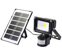 Sygonix SY-5461108 Spot solaire avec détecteur de mouvements 10 W Couleur d'éclairage (ampoule LED): blanc neutre