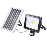 Sygonix SY-5461112 Spot solaire avec détecteur de mouvements 50 W Couleur d'éclairage (ampoule LED): blanc neutre