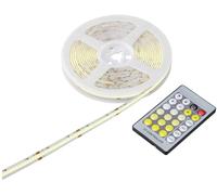 Sygonix SY-5773492 Ruban LED (Set complet) avec connecteur mâle 230 V 5 m blanc chaud à blanc lumière du jour 1 pc(s)