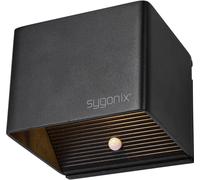 Sygonix SY-6053268 Applique LED avec détecteur de mouvement LED LED intégrée 2 W noir