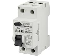 Sygonix SY-6438016 SYG-RCCB 1P+N/A40/10kA/30mA Interrupteur différentiel à courant résiduel A 2 pôles 40 A 0.03 A 230 V/AC