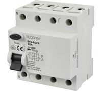Sygonix SY-6438018 SYG-RCCB 3P+N/A40/10kA/30mA Interrupteur différentiel à courant résiduel A 4 pôles 40 A 0.03 A 400 V/AC