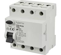 Sygonix SY-6438020 SYG-RCCB 3P+N/A63/10kA/30mA Interrupteur différentiel à courant résiduel A 4 pôles 63 A 0.03 A 400 V/AC