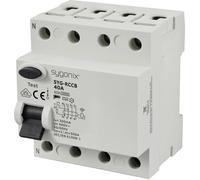 Sygonix SY-6438022 SYG-RCCB 3P+N/A40/10kA/300mA Interrupteur différentiel à courant résiduel A 4 pôles 40 A 0.3 A 400 V/AC