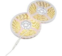 Sygonix SY-6612924 Ruban LED (Set complet) avec connecteur mâle/femelle 12 V/DC 10 m blanc chaud 1 pc(s)