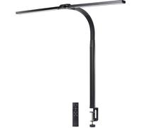Sygonix SY-6735644 Lampe LED de bureau avec pince LED LED 24 W CEE: F (A - G) noir