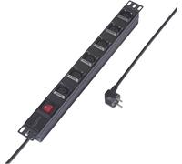 Sygonix SY-6736982 Multiprise 19 pouces x6 noir contact de protection 1 pc(s)