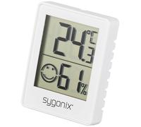 Sygonix Thermo-hygromètre blanc SY-5267052