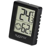 Sygonix Thermo-hygromètre noir SY-5268502