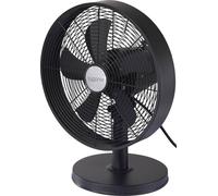 Sygonix Ventilateur de table Ventilateur Sy 6661436 Noir Aluminium