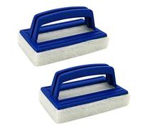 SyiXute 2 Pièces Brosses Éponge De Piscine,Brosse De Mur De Piscine,Ligne d'eau Brosse De Nettoyage,Plastique Piscine Brosse De Piscine avec Poignée pour Nettoyer Piscine Spa Baignoires Murs