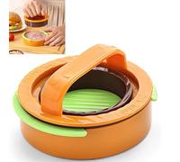 syiyunran Presse à Hamburgers Burger Maker - 1 Pièce, Orange, Galette Burger, Smash Steak Haché Press, Peut Aussi êTre Utilisé pour Faire des VéGétariens Hamburger Machine Viande La Cuisine