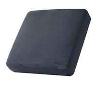 SYLC Housse Coussin Canapé, Extensible Housse Assise Canapé Siège, Antidérapant Housse Banquette Camping Car/Caravane, Protege Coussin Individuel (Gris foncé, Petit siège 1 Place)