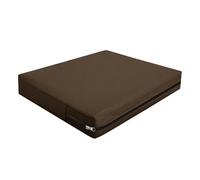 SYLC Housse Coussin Exterieur Impermeable, Housse Siège Canapé Protection Complète avec Fermeture Éclair, Amovibles Housse Assise Salon De Jardin Terrasse Caravane (Coffee,122×46×8cm)