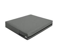 SYLC Housse Coussin Exterieur Impermeable, Housse Siège Canapé Protection Complète avec Fermeture Éclair, Amovibles Housse Assise Salon De Jardin Terrasse Caravane (Light Grey,68×63×12cm)
