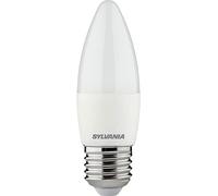 Sylvania Lot de 4 bougies LED Opale 4,5 W = 40 W ES E27 avec culot à vis