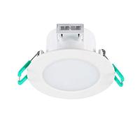 SYLVANIA Projecteur LED encastré intégré, IP65, 6 W, réglable, CCT 2700/3000/4000 K, 100 degrés, Blanc