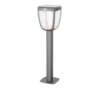 Sylvania Gizmo Solar Bollard Lantern, éclairage extérieur au sol, noir, acrylonitrile-butadiène-styrène (ABS), aluminium, IP54, garage, III