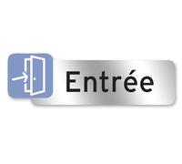 Symbol PSC1 Plaque polycarbonate adhésive 160 x 50 mm Entrée