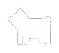 Symbole ours 12cm - Blanc