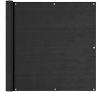 SYMPA©Haute qualité- Ecran de Balcon Brise-Vue Brise-Vent Paravent de Balcon- Ecran de Protection Ombre Jardin Anthracite 120x 6409