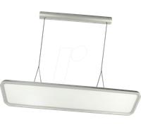 SYN 149505 - Panneau suspendu pour plafond, 60 W, 5 750 lm, 4 100 K, carré, g