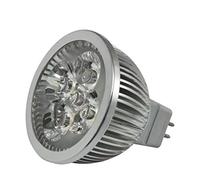 Synergy 21 tom00926 A + + LED Retrofit GX5,3 4 x 1 W blanc neutre 440 lm V2 Intensité variable, aluminium, 4 W, GX5.3, argent