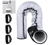 SYNT-Manchon d'isolation portable pour tuyau de climatisation épais pour tuyaux d'échappement de 12,7 cm et 15 cm de diamètre