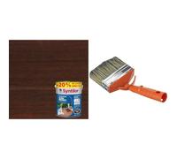 Syntilor - Saturateur Ultra Protect Chocolat 5L+20% & SAVY Brosse rectangulaire lasure larg.120mm