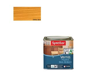 Syntilor - Vernis Aspect Bois Chêne Doré Brillant 0,75L