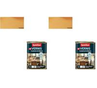 Syntilor - Vernis Cuisine & Bains Incolore Naturel Satiné 1L (Lot de 2)