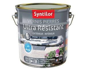 Syntilor - Vernis Pierres Ultra Résistant 6 Ans Incolore Satiné 2,5L