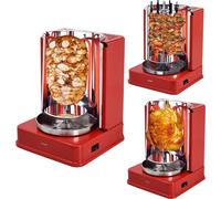 Syntrox Germany Rôtissoire à kebab Quandira 1400 W Rouge
