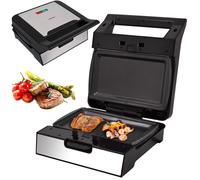 Syntrox Germany Teppanyaki Plancha Grill 1400W Plaques interchangeables noires